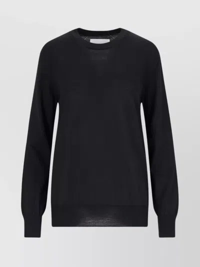 JIL SANDER KNIT CREWNECK SWEATER RAGLAN SLEEVES