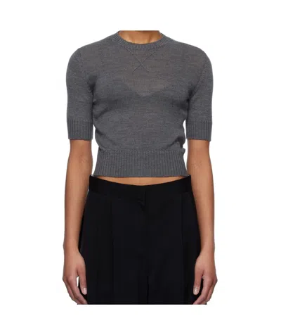 Jil Sander Knit T-shirt In Black