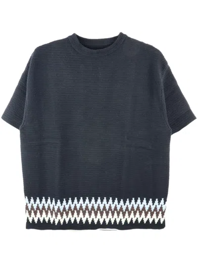 Jil Sander Knit T-shirt In Black