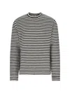 Jil Sander Striped Wool Compact Jersey T-shirt Men In Black