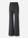 Jil Sander Knit Trousers Buttons In Gray