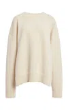 JIL SANDER KNIT WOOL-CASHMERE SWEATER