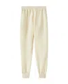 Jil Sander Knitted Jogger Pants In White