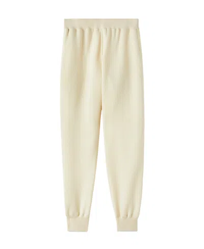 Jil Sander Knitted Jogger Pants In Neutrals