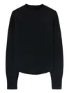 Jil Sander Cashmere Crew Neck Sweater In Black