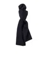Jil Sander Knitted Scarf In Black