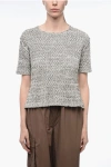 Jil Sander Knitted T-shirt With Reverse Stitchings