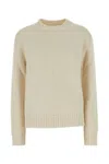 Jil Sander Wool Crewneck Pullover In 105