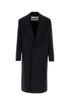 Jil Sander Wool Coat With Front Pockets And Long Length