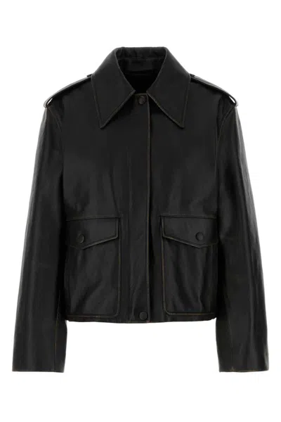 JIL SANDER JIL SANDER LEATHER JACKETS