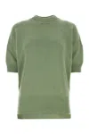 Jil Sander Pastel Green Wool Sweater In Green