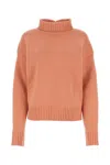Jil Sander Pink Cashmere Blend Oversize Sweater In Pink