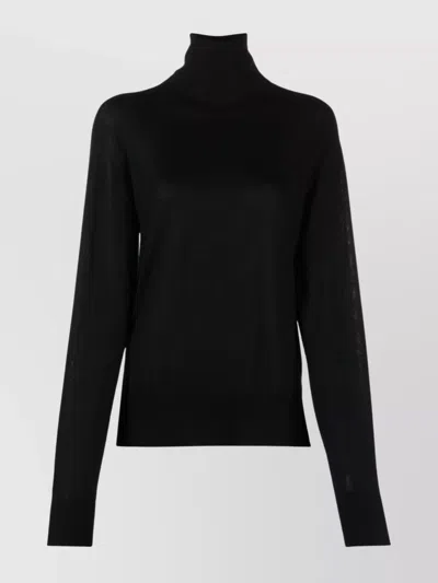 JIL SANDER KNITWEAR TURTLENECK SWEATER LIGHTWEIGHT LONG SLEEVES