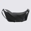 Jil Sander Knot Black Leather Crossbody Bag In Black