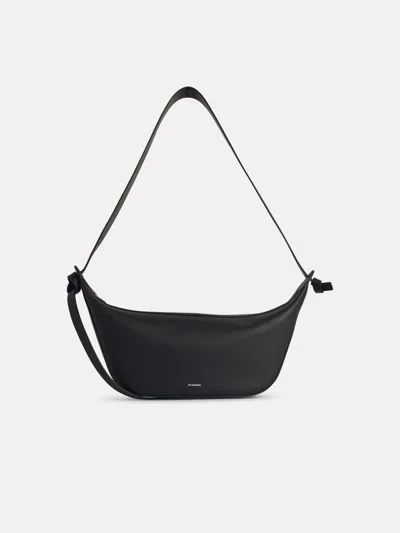 Jil Sander 'knot' Black Leather Crossbody Bag