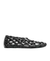 Jil Sander Knot-detail Ballet Flats In Black