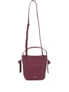 Jil Sander Knot-detail Shoulder Bag In Red