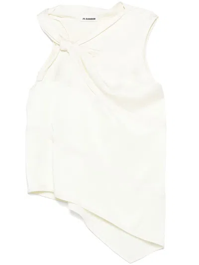JIL SANDER KNOT-DETAIL TOP
