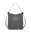 Jil Sander Medium Knot Hobo Shoulder Bag In Black