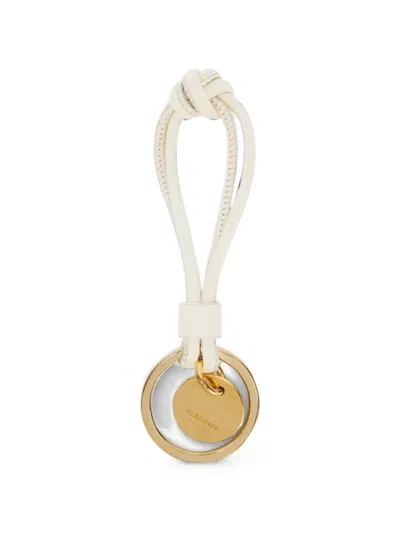 Jil Sander Knot Key Ring In Neutral