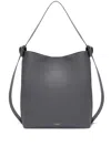 Jil Sander Medium Knot Hobo Shoulder Bag In Gray