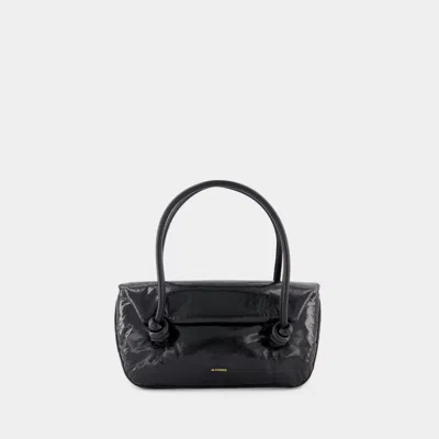 Jil Sander Sac Porté Épaule Knot Sm -  - Cuir - Noir In Black
