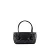 Jil Sander Knot Sm Shoulder Bag - Leather - Black In Black