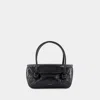 Jil Sander Calfskin Leather Knot Sm Shoulder Bag In Black