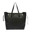 Jil Sander Large Knot-embellished Tote Bag In Black