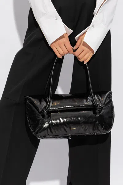 Jil Sander ‘knott Medium' Shoulder Bag In Black