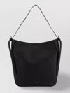 Jil Sander Borsa Shopping In Pelle Nera  Donna