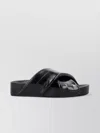 Jil Sander Lace-up Flat Sole Sandals In Black