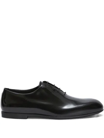 Jil Sander Lace-up Oxford Shoes In Black