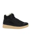 Jil Sander Lace Up Sneakers In Black
