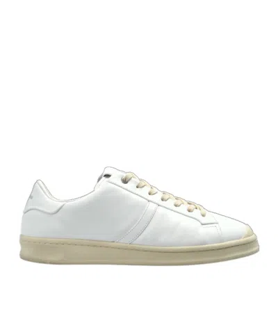 Jil Sander Lace-up Low-top Casual Shoes In Animal Print