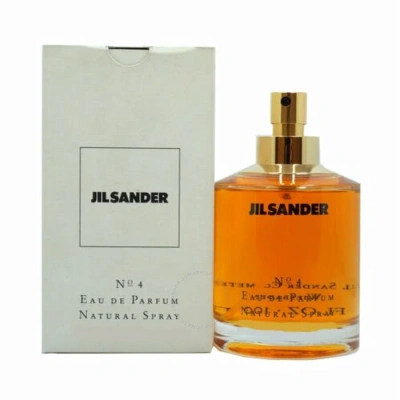 Jil Sander Ladies No.4 Edp Spray 3.4 oz (tester) Fragrances 3414201010688 In White
