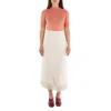 Jil Sander Ladies Papaya Cashmere And Wool Jumper, Brand Size 34 (us Size 2) In Multi