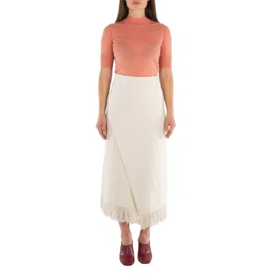 Jil Sander Ladies Papaya Cashmere And Wool Jumper, Brand Size 34 (us Size 2) In Multi