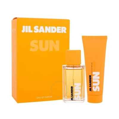 Jil Sander Ladies Sun Gift Set Fragrances 3616304255052 In Orange