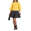 Jil Sander Ladies Sunbeam Cowl-effect Cotton Blouse In Multi