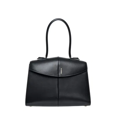 Jil Sander Lamb Nappa Handbag In Black