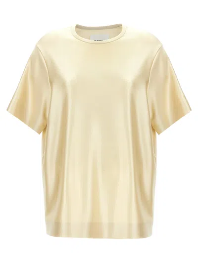 Jil Sander Laminated T-shirt Gold