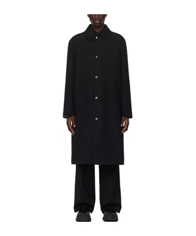 JIL SANDER JIL SANDER MID-LENGTH GABARDINE COAT