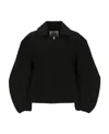 Jil Sander Lapel Long-sleeved Casual Jacket In Black