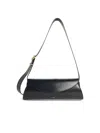 Jil Sander Women Black Leather Small Cannolo Shoulder Bag In Black