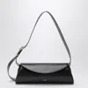 Jil Sander Women Black Leather Small Cannolo Shoulder Bag In Black