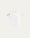 Jil Sander Large Cape Collar Volume Top In White