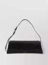 Jil Sander Large Leather Shoulder Bag Cannolo