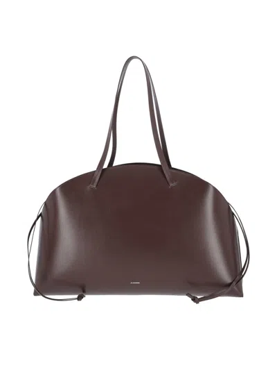 JIL SANDER LARGE SHOULDER BAG CURVE SHOULDER