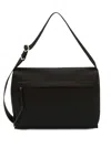 Jil Sander Large Soft Messenger Bag In Black